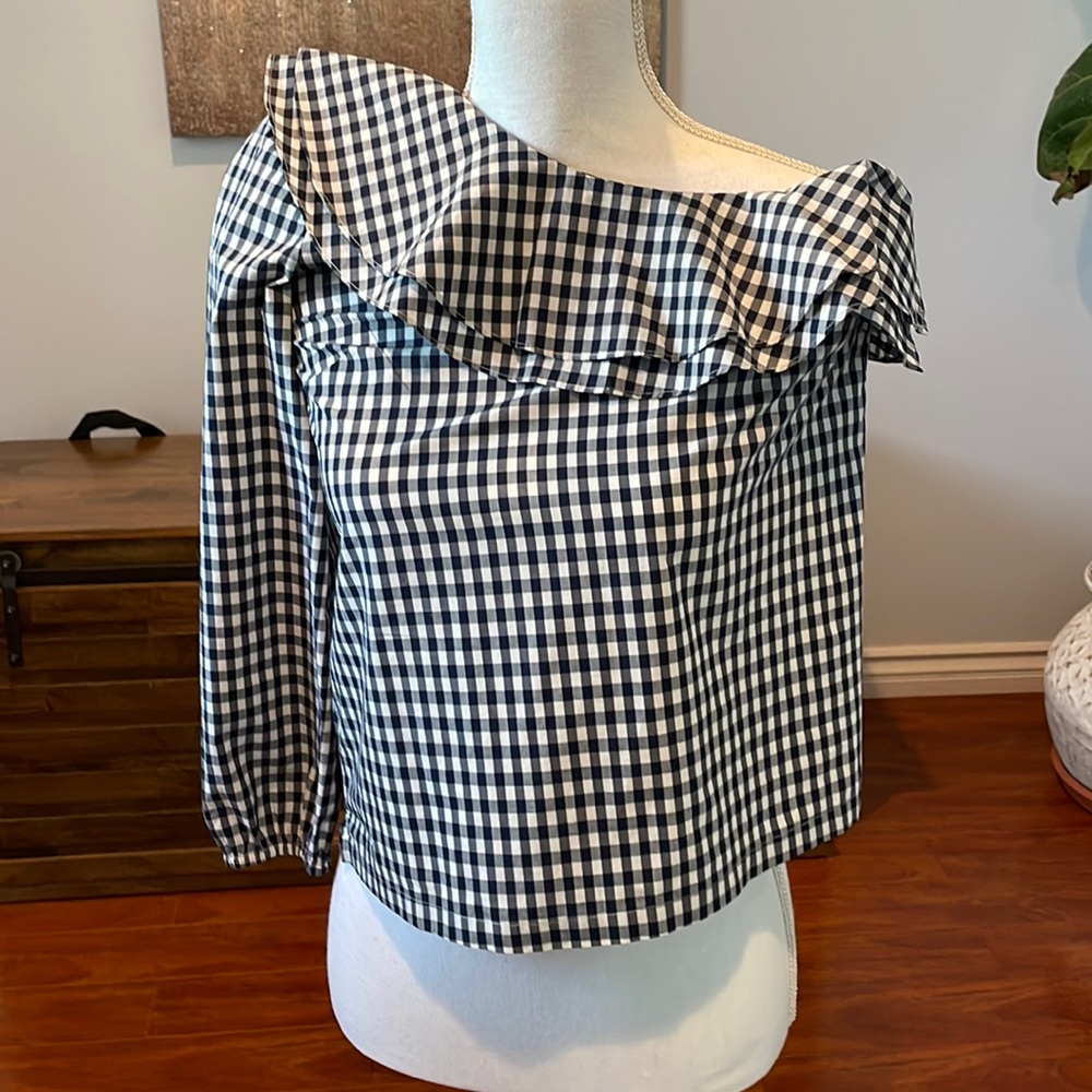 Jcrew off the shoulder blouse